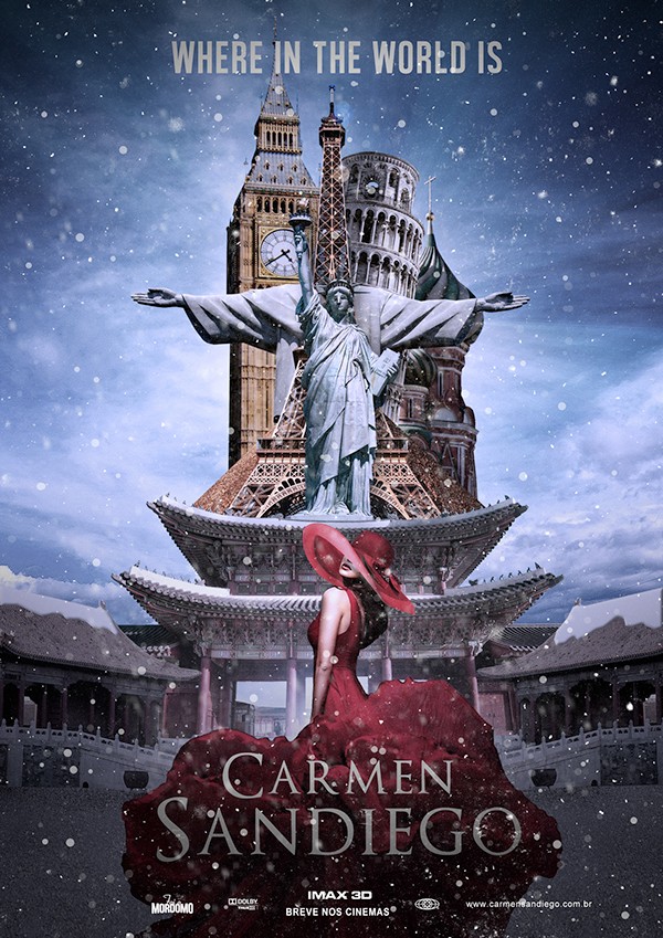 Carmen ganha visual de Hollywood (Foto: Reprodução)