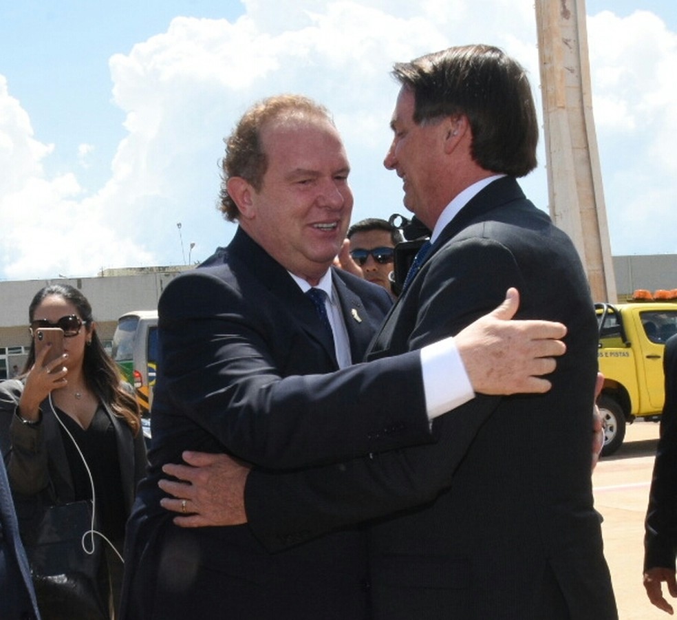 Presidente Jair Bolsonaro faz primeira visita ao Tocantins após a eleição — Foto: Esequias Araújo/Governo do Tocantins