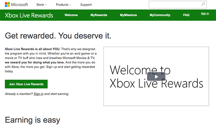 Saiba como se cadastrar no programa de prêmios Xbox Live Rewards (Foto: Reprodução/Murilo Molina)