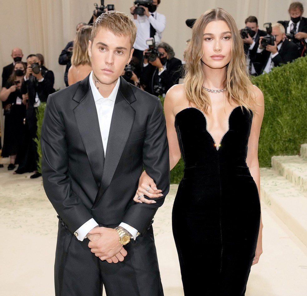 Justin Bieber e Hailey Baldwin Bieber &mdash; Foto: Getty Images