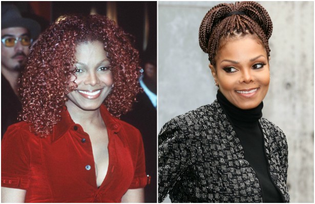Janet Jackson era um nome fortíssimo na cena pop da década de 90. Você acha que a aparência dela mudou muito de outubro de 1997, quando tinha 31 anos, para os dias de hoje, em que está com 48? (Foto: Getty Images)