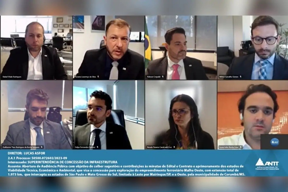 Ferrovia Malha Oeste terá duas audiências públicas para relicitação