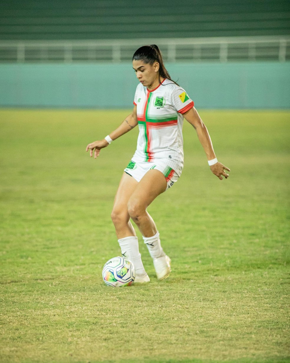 Jaqueline, atacante da Assermurb — Foto: Arquivo Pessoal