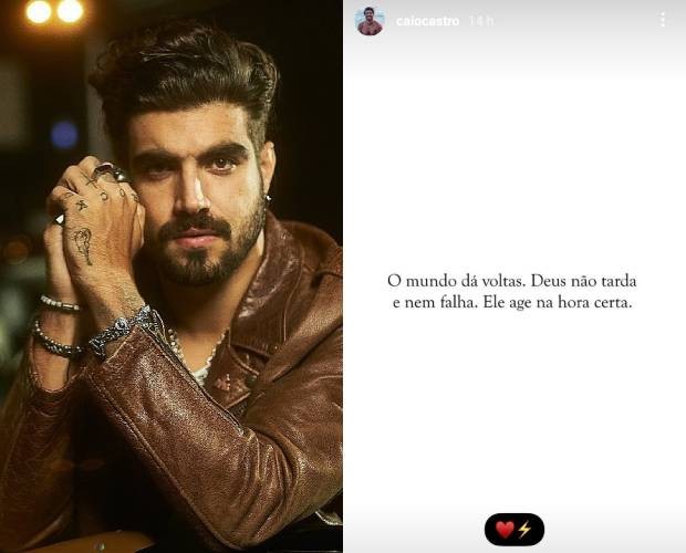 Caio Castro posta reflexão (Foto: Reprodução/Instagram)