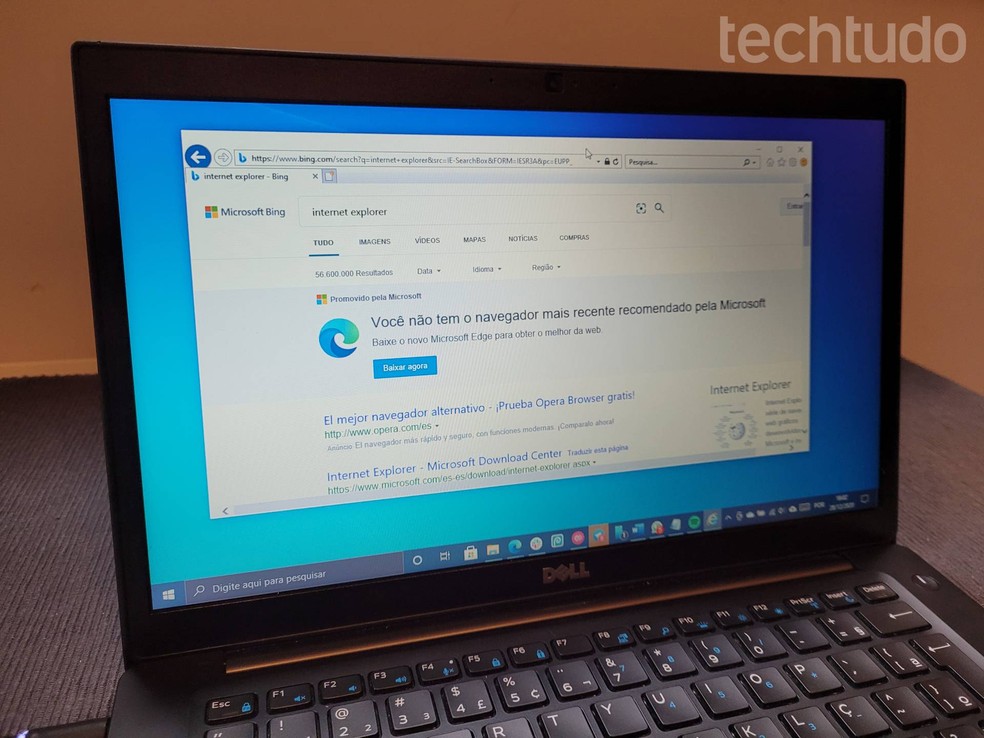 Internet Explorer e outros serviços serão encerrados de vez em 2021 — Foto: Reprodução/Paulo Alves