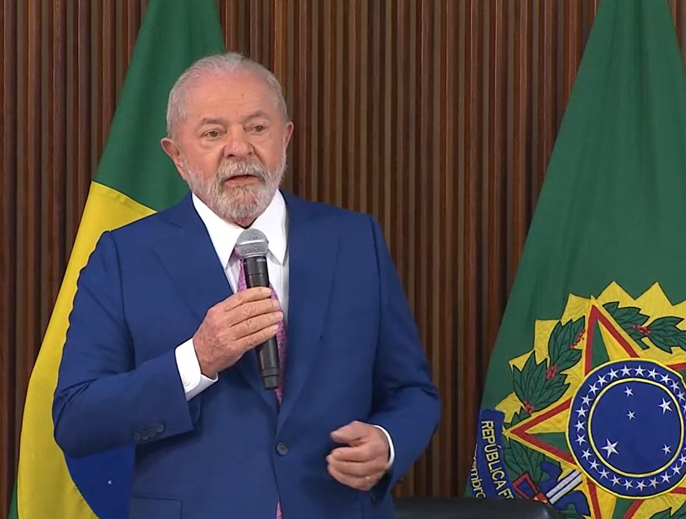 Lula faz primeira reunião com ministros — Foto: Reprodução