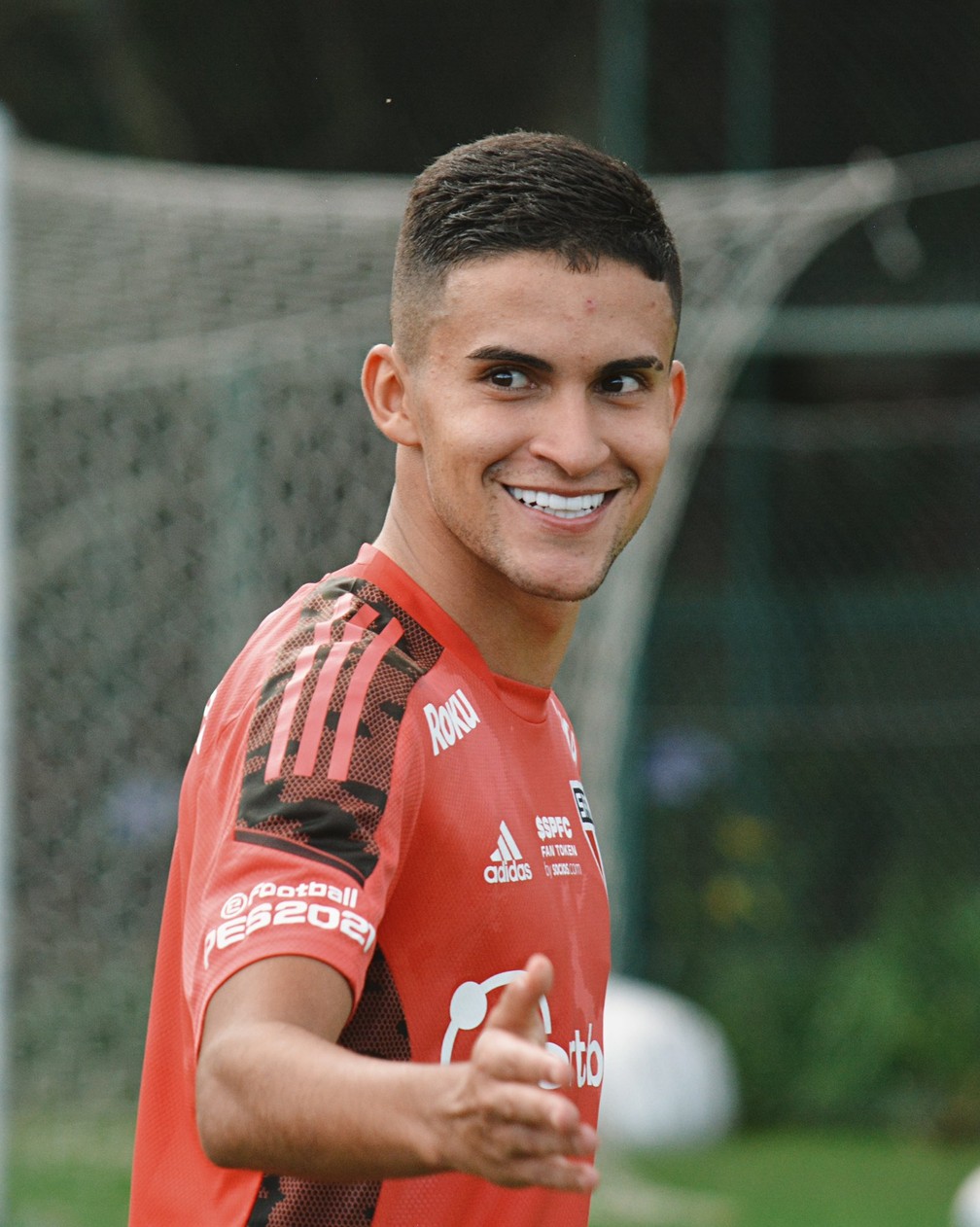 Em recuperação, Rodrigo Nestor participa das atividades desta terça-feira no São Paulo — Foto: Erico Leonan/São Paulo FC