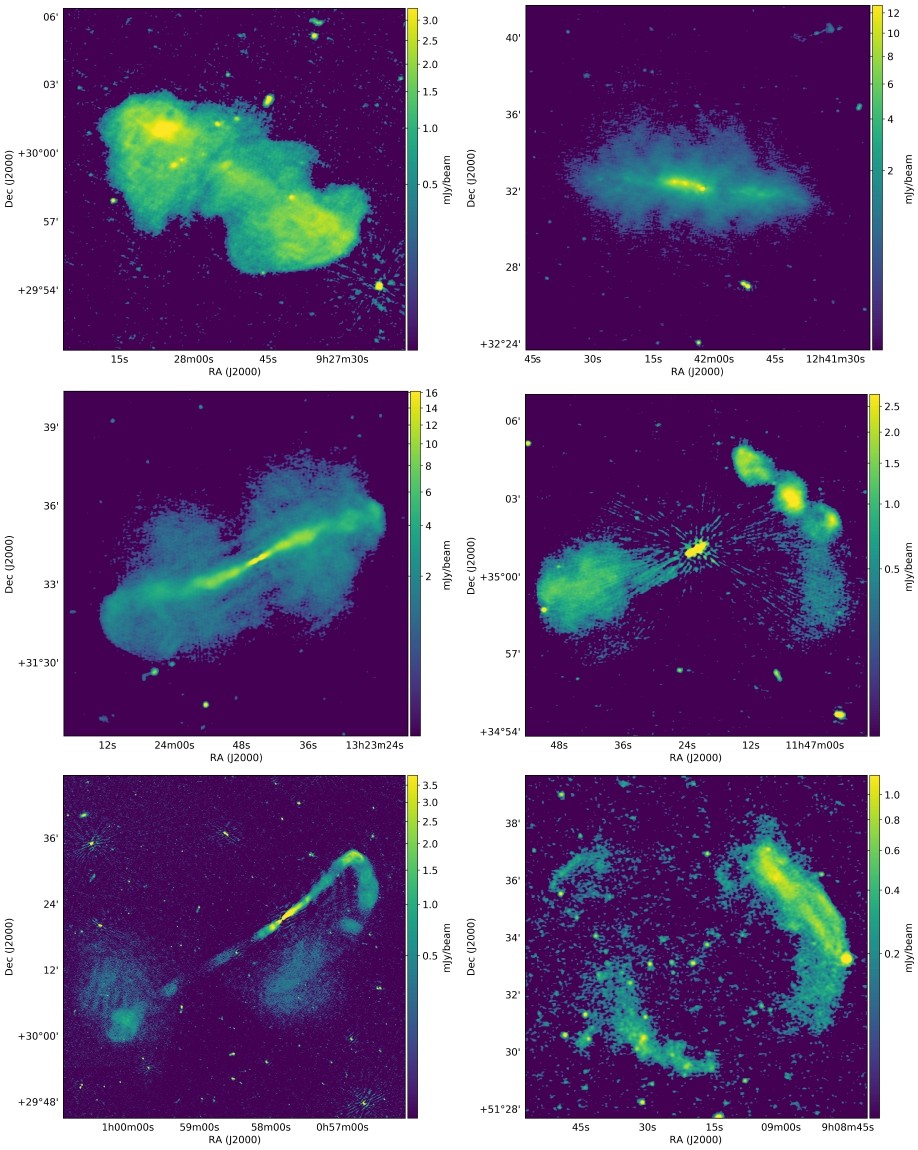 Imagens, em alta resolução, com contraste de cor de uma parte das grandes galáxias. (Foto: Astronomy e Astrophysics) Imagens, em alta resolução, com contraste de cor de uma parte das grandes galáxias. (Foto: Astronomy e Astrophysics)