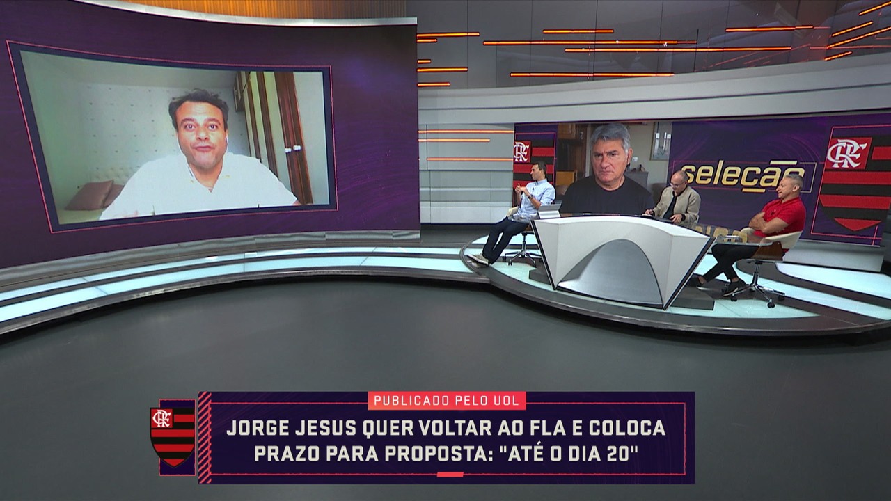 'O Flamengo não vai contratar Jorge Jesus', diz Eric Faria sobre polêmica envolvendo o mister