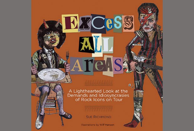 A capa do livro: exigências e idiossincrasias de ícones do rock (Foto: Divulgação)