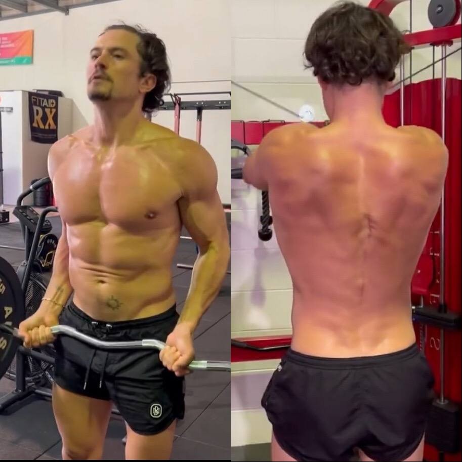 Orlando Bloom mostra cicatriz nas costas e fala: 'Disseram que não andaria mais' (Foto: Reprodução / Instagram)