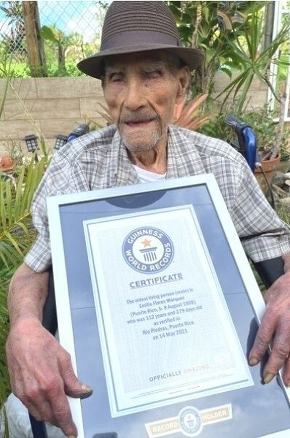 Porto-riquenho de 112 anos é o homem mais velho do mundo | Mundo | G1