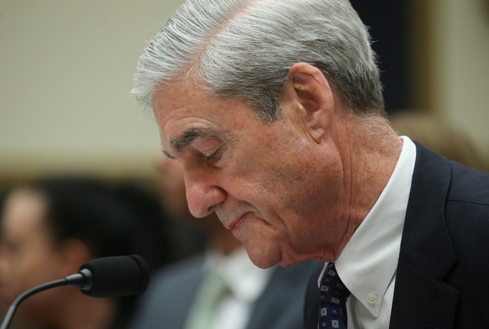 Robert Mueller depõe ao Congresso — Foto: Leah Millis/Reuters/Arquivo