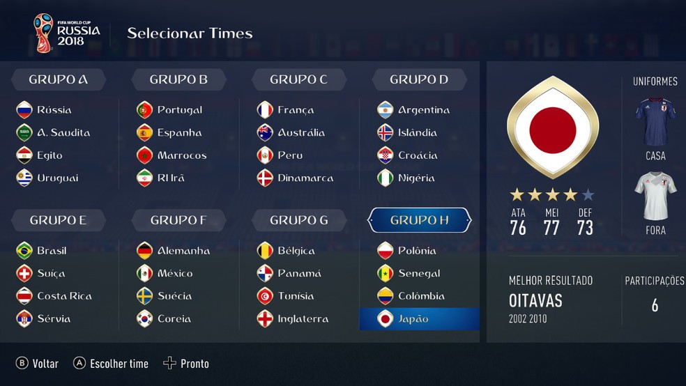 Como Jogar O Modo Copa Do Mundo Em Fifa 18 Jogos De Esporte Techtudo