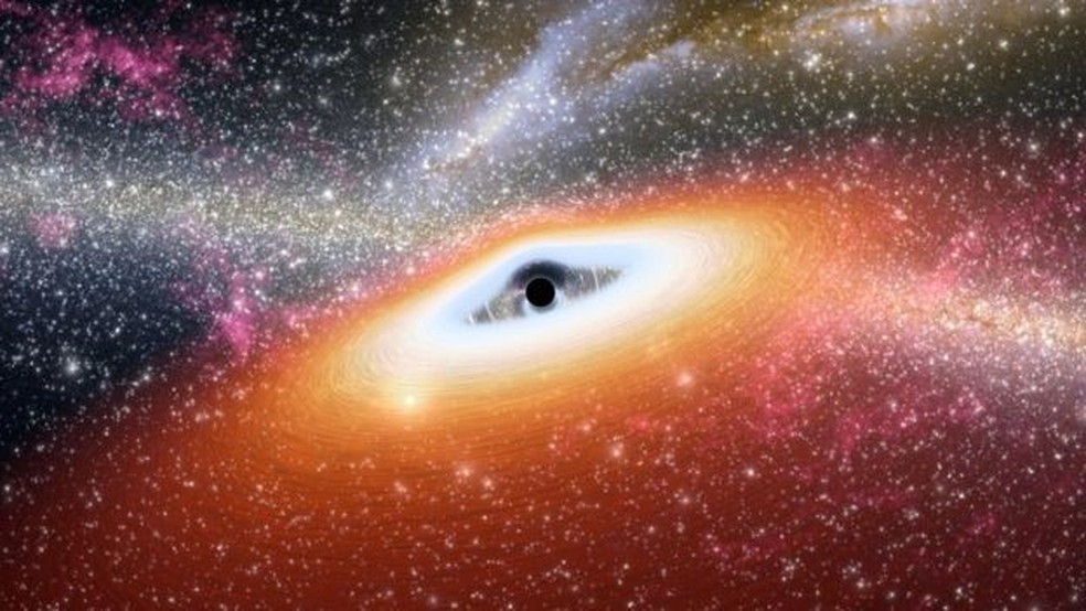 Buracos negros fizeram Mack se interessar pelo universo  — Foto: JPL CALTECH-NASA/ BBC