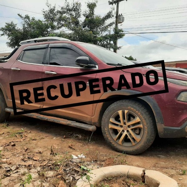 Veículo recuperado durante a operação Carjacker, da Polícia Civil, em RO — Foto: Polícia Civil/Divulgação