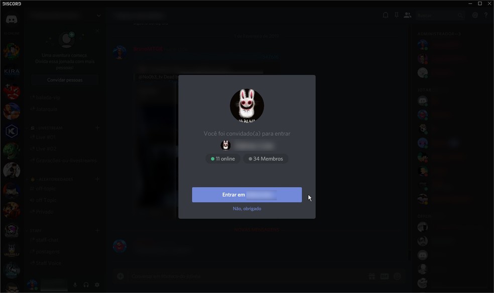 Discord Como Baixar O Chat Para Gamers E Usar No Pc Plataformas Online Techtudo - grupos de roblox no discord