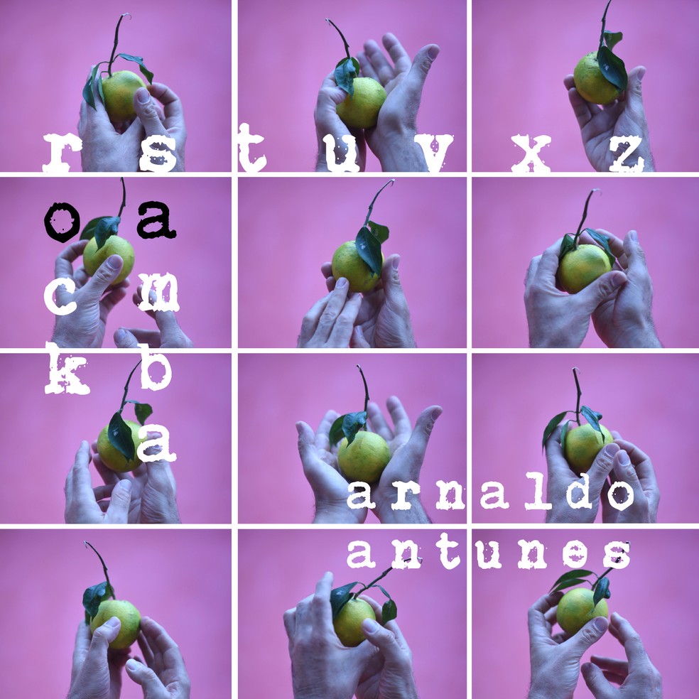 Capa do álbum 'RSTUVXZ', de Arnaldo Antunes (Foto: Marcia Xavier)