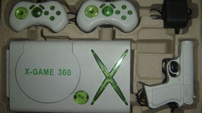 O X-Game 360 não tem um design tão exagerado quanto outras cópias (Foto: Reprodução/ThumbPress)
