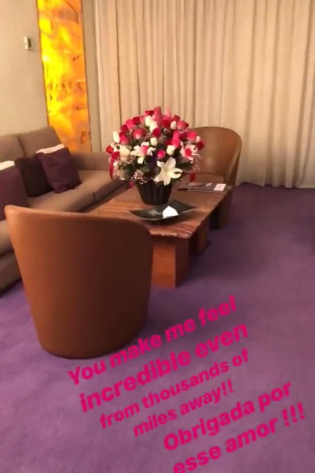 Izabel Goulart chega ao México com supresa do noivo no hotel (Foto: Reprodução/Instagram)
