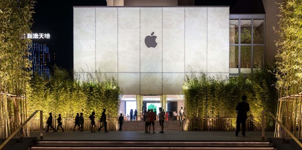 Nova loja da Apple em Macau é um oásis de tranquilidade (Foto: Divulgação)
