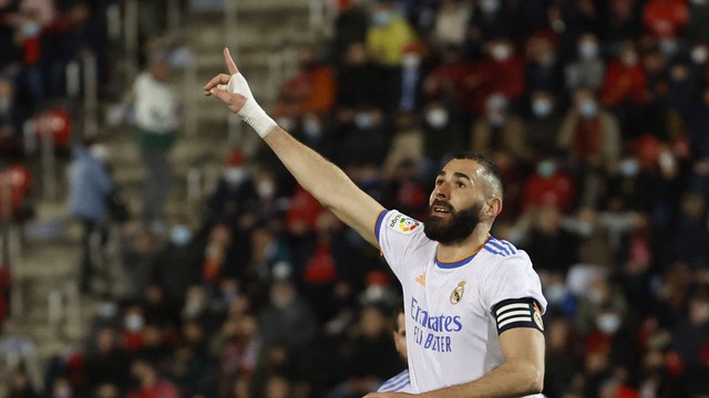 Benzema Mallorca x Real Madrid