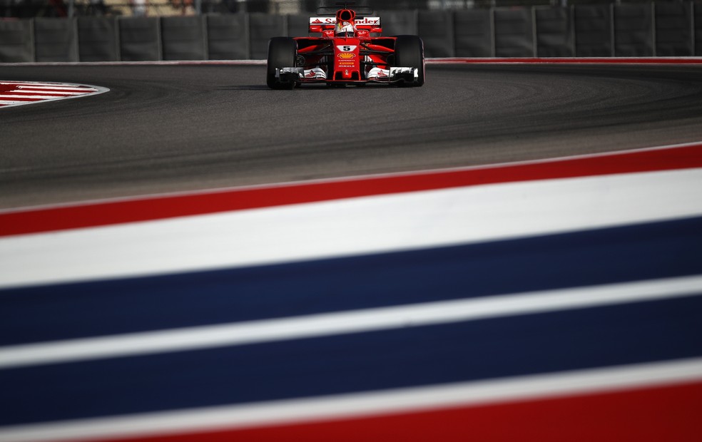 Sebastian Vettel vai largar em segundo no GP dos Estados Unidos (Foto: Getty Images)
