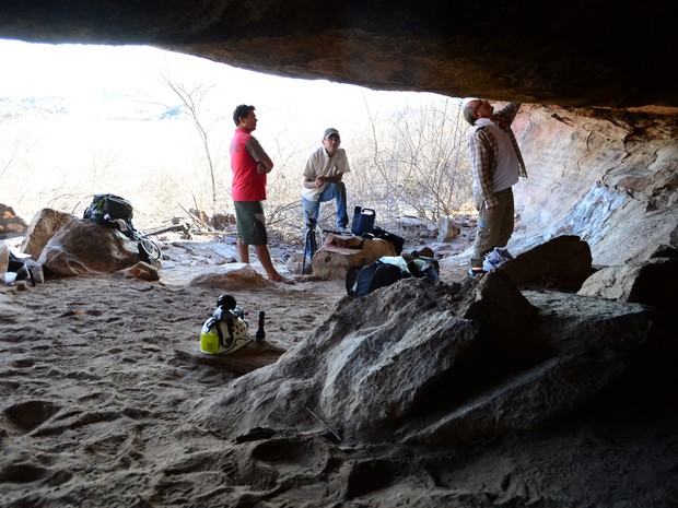 Pesquisadores coletaram amostras na caverna entre outubro e dezembro do ano passado (Foto: Divulgação CPRM)