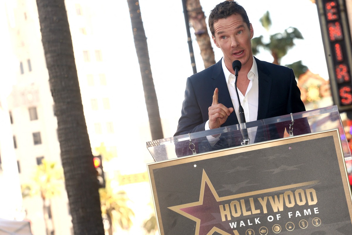 Benedict Cumberbatch ganha estrela na Calçada da Fama de Hollywood |  Cinema