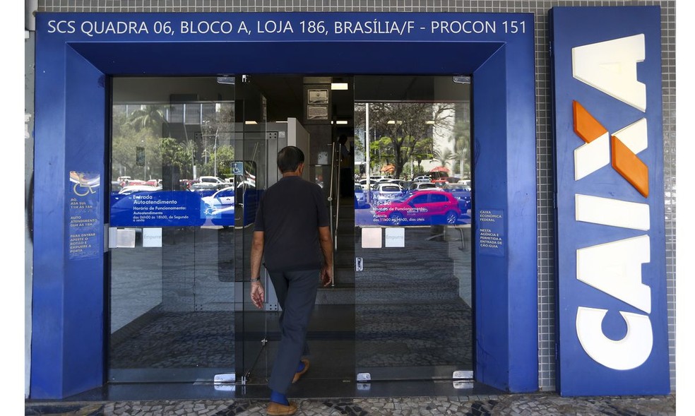 Agência da Caixa Econômica — Foto: Marcelo Camargo/Agência Brasil 