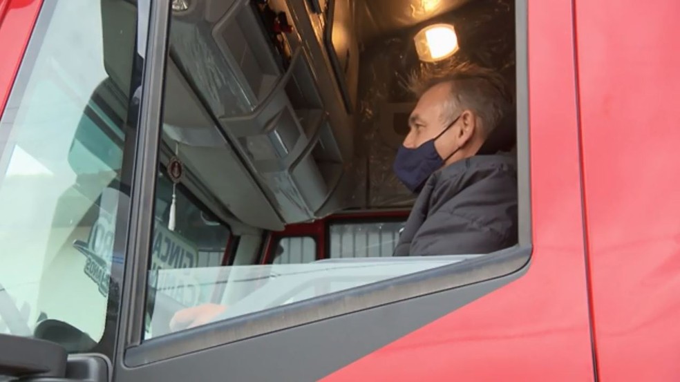 Paranaense conquista caminhão em competição nacional de habilidades na direção — Foto: Reprodução/RPC