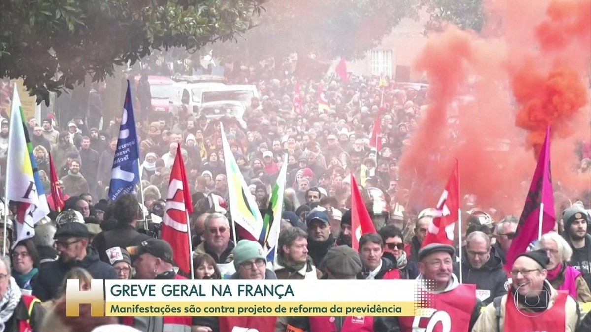 França Tem Dia De Greve Geral Contra Reforma Da Previdência Mais De 800 Mil Participam De 2157