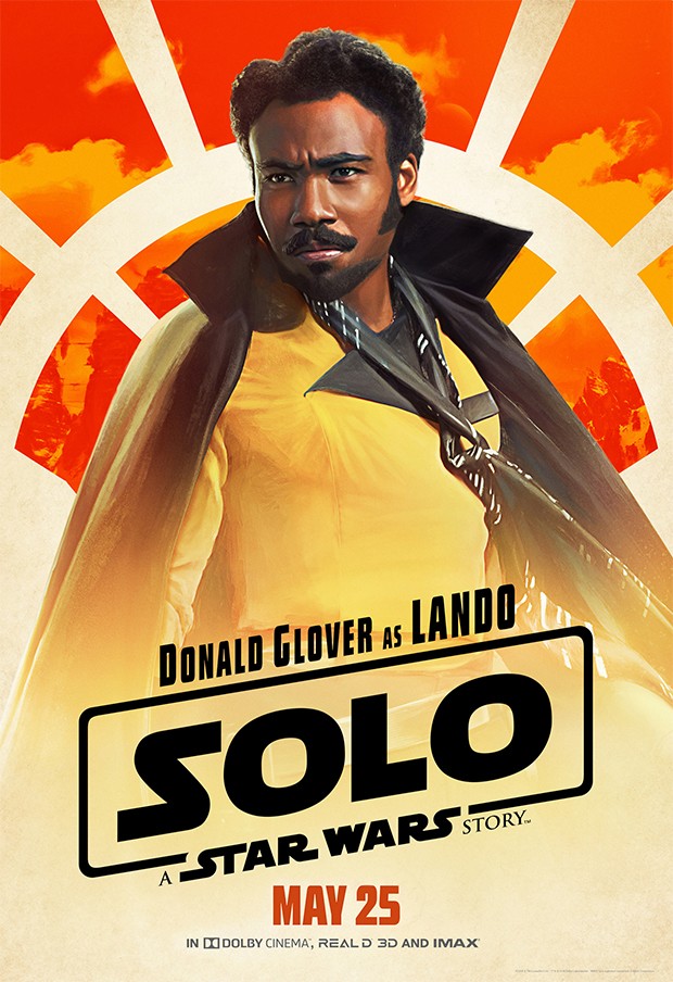 Donald Glover em Han Solo: Uma História Star Wars (Foto: Divulgação/ Disney)