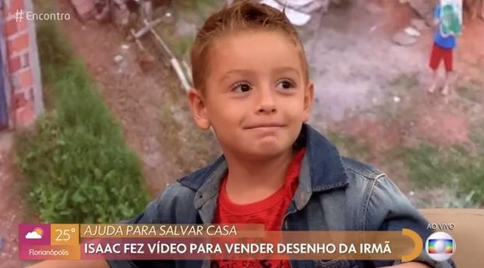 Apos Colocar Quadro De Irma De 4 Anos A Venda Menino Consegue Ajuda Para Reformar Casa Encontro Com Fatima Bernardes Gshow