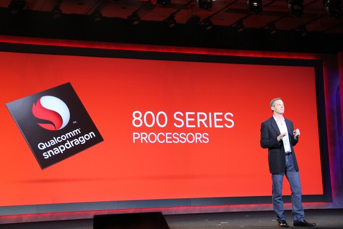 O executivo afirmou que o Snapdragon 800, que estará disponível no segundo semestre (Foto: TechTudo / Nick Ellis)