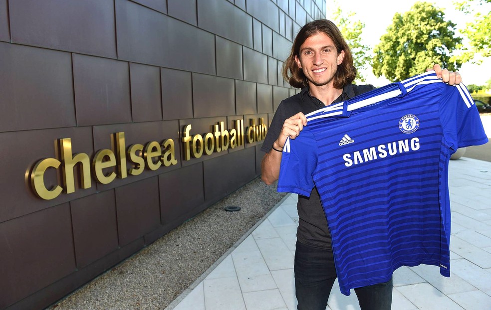 Filipe LuÃ­s, Chelsea â Foto: ReproduÃ§Ã£o / Facebook do Chelsea