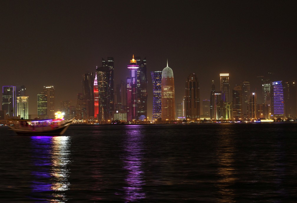 Vista da costa de Doha, no Catar. (Foto: REUTERS/Naseem Zeitoon/File photo)