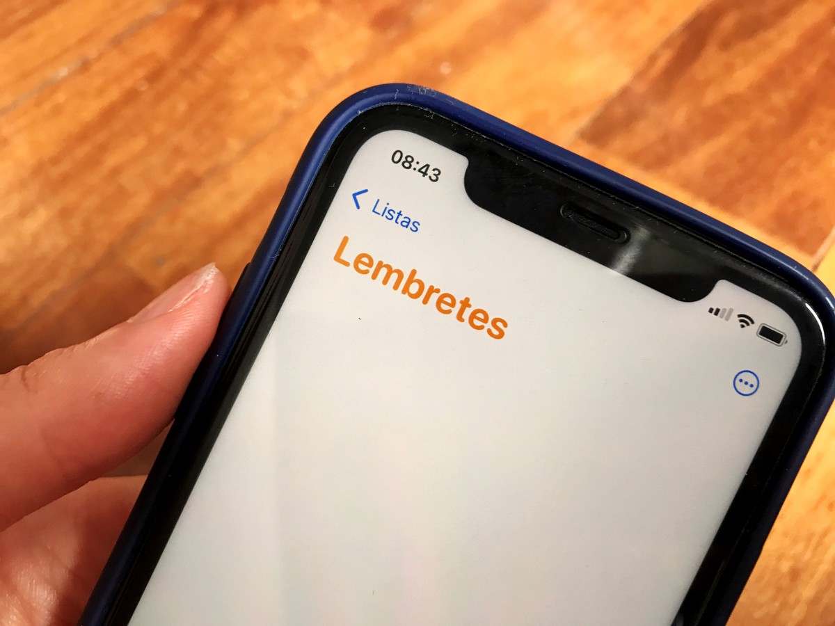 Como colocar lembrete no iPhone (iOS)