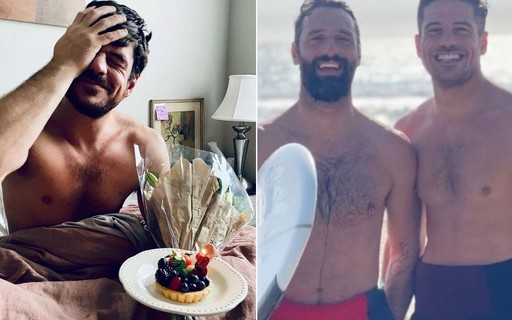 Marco Pigossi faz 33 anos e ganha surpresa na cama do namorado 