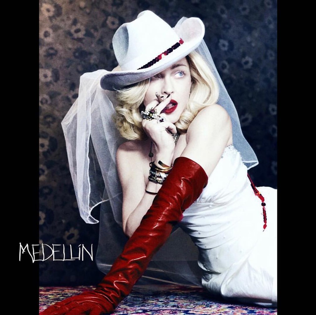 Madonna lança 'Medellín' em parceria com Maluma nesta quarta (17) — Foto: Reprodução/Instagram/Madonna