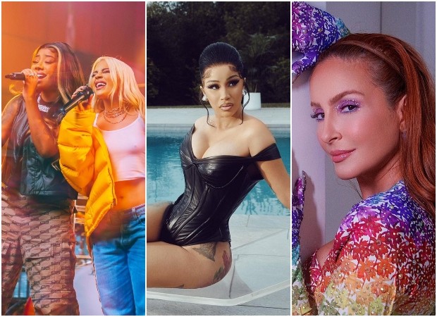Luísa Sonza and Ludmilla, Claudia Leitte and Cardi B (Photo: Reproduction/Instagram)