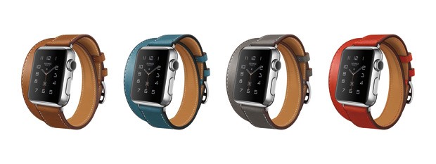 Apple Watch Hermés Double Tour dá duas voltas no braço e possui quatro cores (Foto: Divulgação)