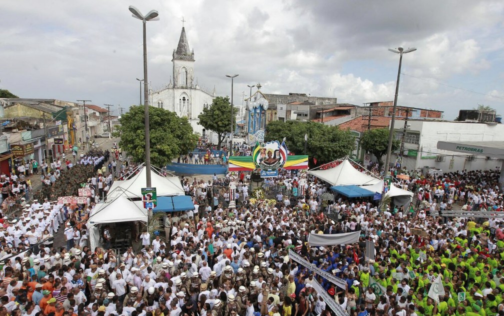 Baianos celebram a independência do Brasil na Bahia no no Largo da Lapinha, em Salvador - Foto de 2015 — Foto: Mateus Pereira/GOVBA