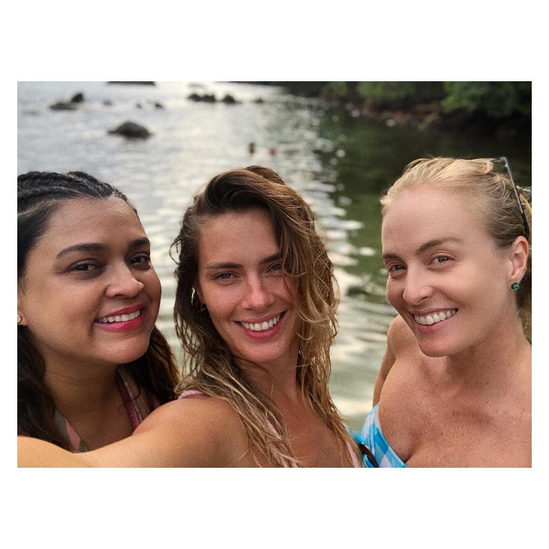 Preta Gil, Carolina Dieckmann e Angélica (Foto: Reprodução Instagram)