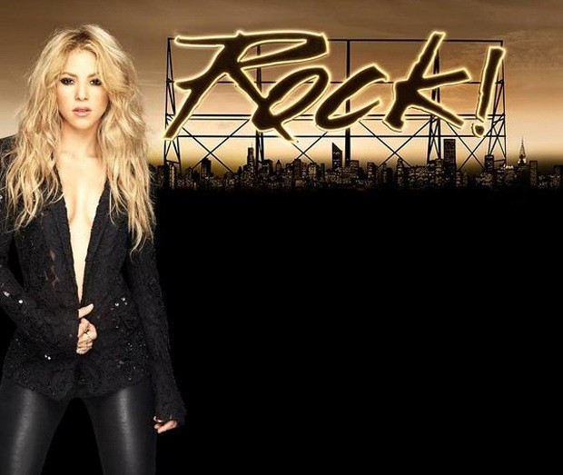 Shakira em divulgação do perfume Rock! (Foto: Reprodução)