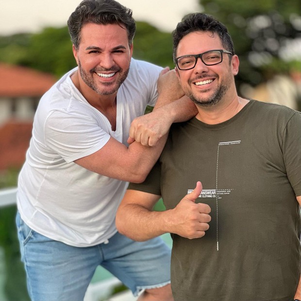 Eduardo Costa e Eduardo Polastreli, atual e ex de Mariana Polastreli (Foto: Reprodução/Instagram)