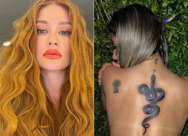 Marina Ruy Barbosa comenta tatuagem polêmica nas costas de tiktoker (Foto: Reprodução/Instagram)