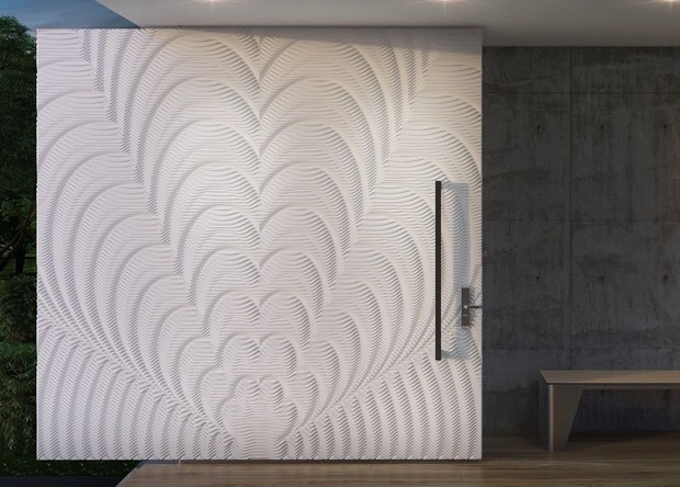 Substituto do papel de parede tem volume, textura e nada de papel (Foto: Divulgação)