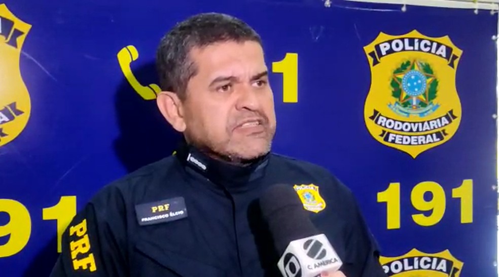 Superintendente da PRF, Francisco Elcio Lima Lucena, disse que os policiais rodoviários já estão atuando — Foto: TV Centro América