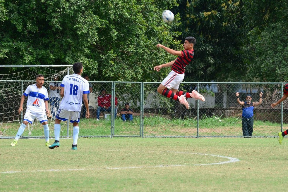 Iago usa a camisa 4 do Flamengo, mesmo número de Arthur Vinícius — Foto: Arquivo Pessoal